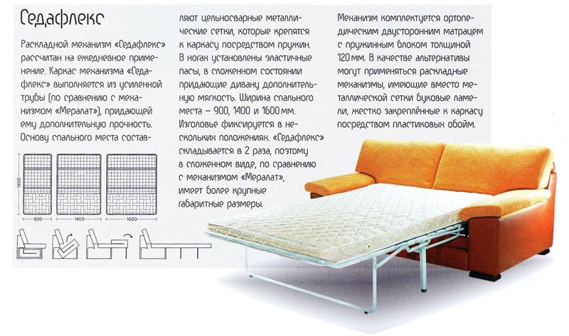 DLS Раскладной механизм Седафлекс